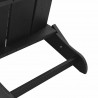 Krzesło Ogrodowe 3 pcs Czarny 80.5 x 74.5 x 92 cm Polietylen