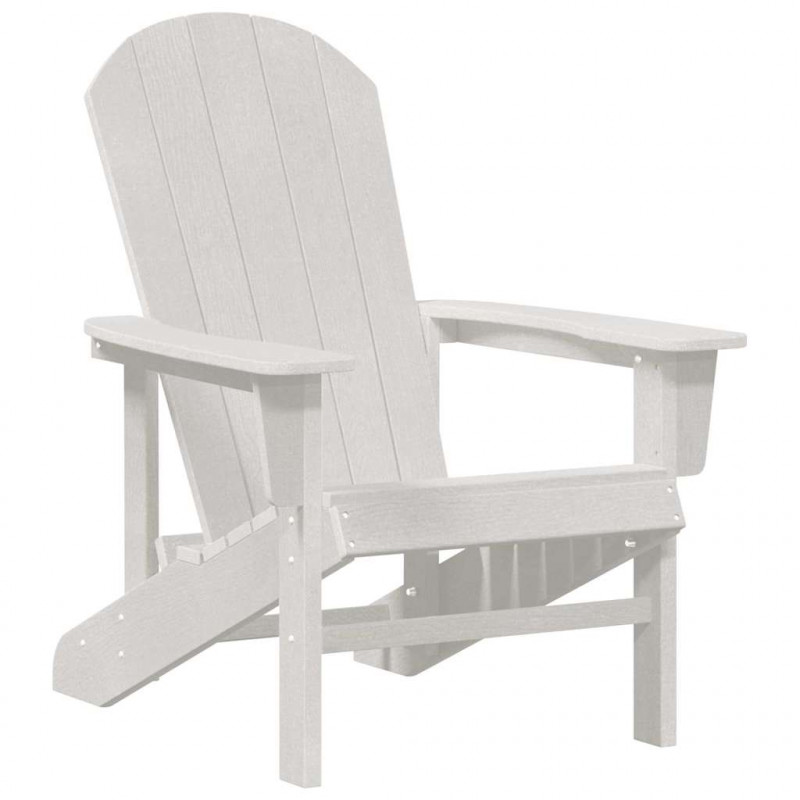 Krzesło Ogrodowe 2 pcs Biały 82 x 74 x 92 cm Polietylen