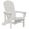 Krzesło Ogrodowe 2 pcs Biały 82 x 74 x 92 cm Polietylen