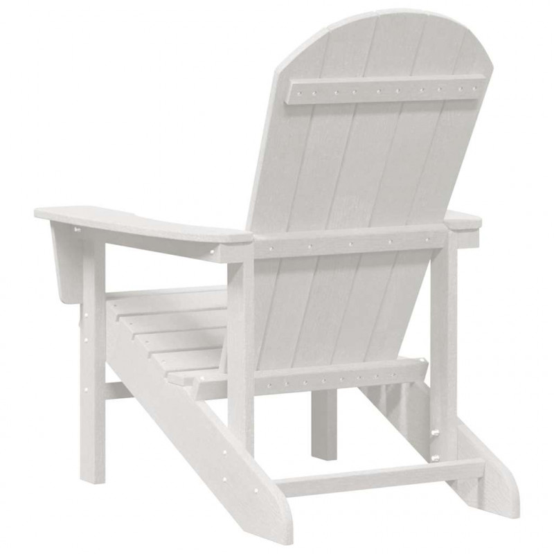Krzesło Ogrodowe 2 pcs Biały 82 x 74 x 92 cm Polietylen