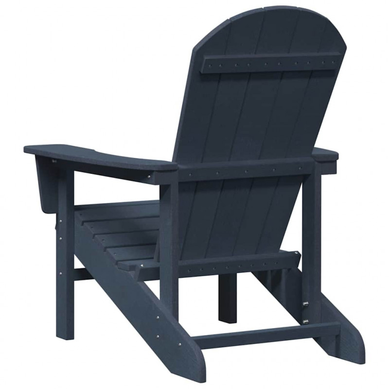 Krzesło Ogrodowe 2 pcs Granatowy 82 x 74 x 92 cm Polietylen