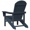 Krzesło Ogrodowe 2 pcs Granatowy 82 x 74 x 92 cm Polietylen