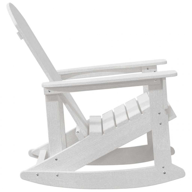 Fotele bujane Adirondack 2 pcs Biały HDPE