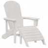 Krzesło Ogrodowe 2 pcs Biały 83 x 74 x 92 cm Polietylen