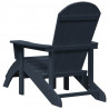 Krzesło Ogrodowe 2 pcs Granatowy 83 x 74 x 92 cm Polietylen