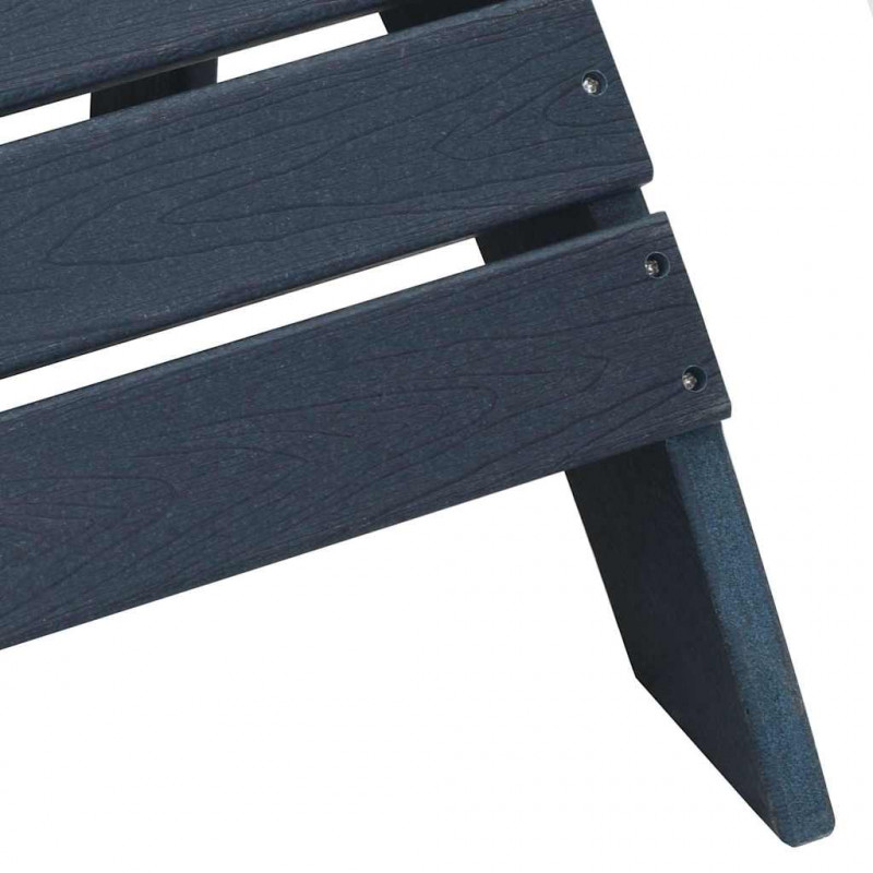 Krzesło Ogrodowe 3 pcs Granatowy Polietylen