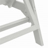 Leżak 2 pcs Biały 195,5 x 53 x 98,5 cm Polietylen