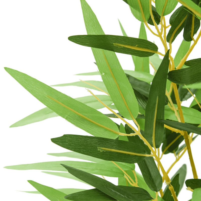 Sztuczny bambus, 1288 liści, 180 cm, zielony