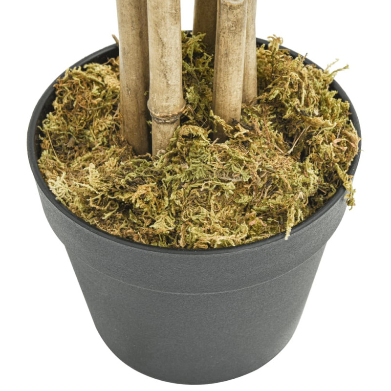 Sztuczny bambus, 1288 liści, 180 cm, zielony