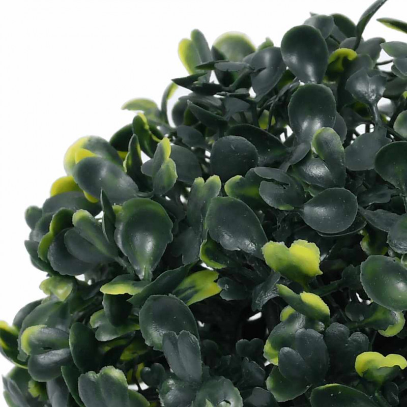 Sztuczne kule bukszpanowe z diodami LED 4 szt. Zielone 12 cm
