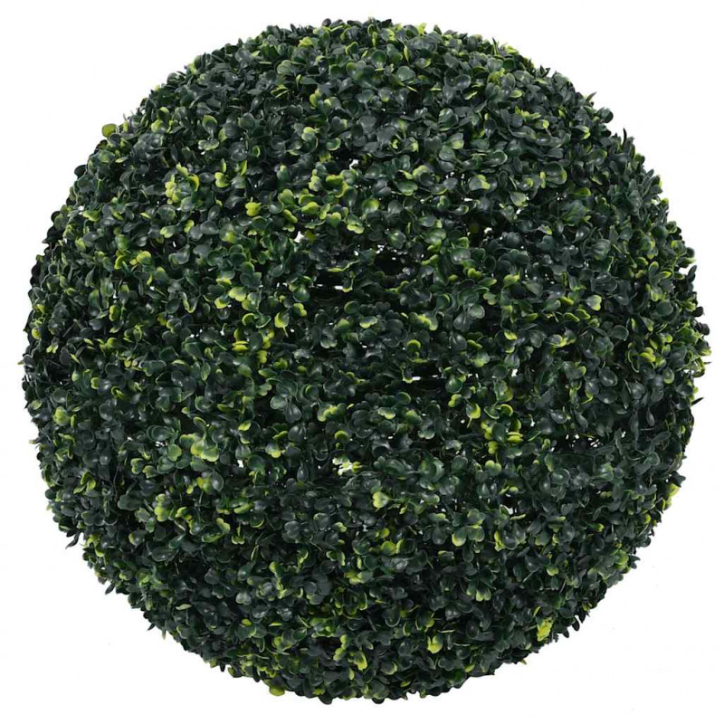 Sztuczne kule bukszpanowe z diodami LED 2 szt. Zielone 52 cm