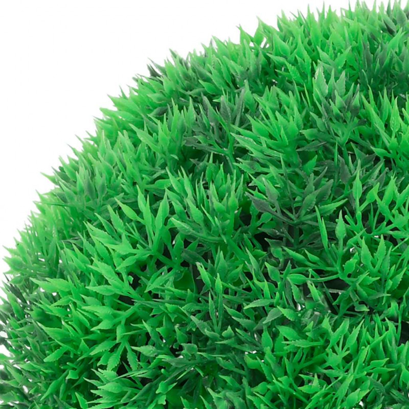 Sztuczne kule bukszpanowe z diodami LED 2 szt. Zielone 22 cm