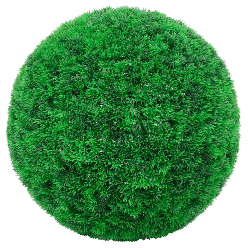 Sztuczne kule bukszpanowe z diodami LED 2 szt. Zielone 45 cm