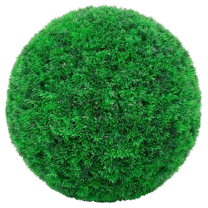 Sztuczne kule bukszpanowe z diodami LED 2 szt. Zielone 52 cm