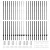 Słupek ogrodzeniowy. 22 pcs Szary 200 cm Stal