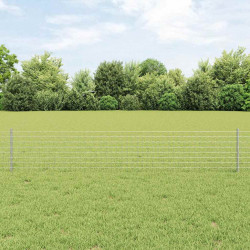 Słupek ogrodzeniowy. 22 pcs Srebrny 80 cm Stal