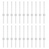 Słupek ogrodzeniowy. 22 pcs Srebrny 80 cm Stal