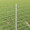 Słupek ogrodzeniowy. 22 pcs Srebrny 80 cm Stal