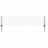 Ogrodzenie z słupkiem Zielony 0,4 x 10 m Stal i PVC