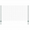 Ogrodzenie z słupkiem Zielony 1,4 x 10 m Stal i PVC