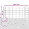 Ogrodzenie z słupkiem Zielony 0,6 x 10 m Stal i PVC