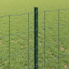 Ogrodzenie z słupkiem Zielony 0,8 x 10 m Stal