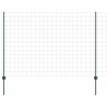 Ogrodzenie z słupkiem Zielony 1,5 x 10 m Stal