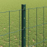 Ogrodzenie z słupkiem Zielony 1,2 x 25 m Stal i PVC