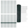 Ogrodzenie z słupkiem Zielony 1,2 x 25 m Stal i PVC
