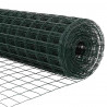 Ogrodzenie z słupkiem Zielony 0,8 x 10 m Stal