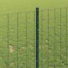 Ogrodzenie z słupkiem Zielony 1 x 10 m Stal