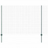 Ogrodzenie z słupkiem Zielony 1,5 x 10 m Stal