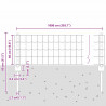 Ogrodzenie z słupkiem Szary 0,4 x 10 m Stal i PVC