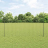 Ogrodzenie z słupkiem Szary 1,4 x 10 m Stal i PVC