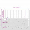 Ogrodzenie z słupkiem Szary 0,4 x 25 m Stal i PVC