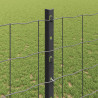 Ogrodzenie z słupkiem Szary 1,2 x 25 m Stal