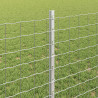 Ogrodzenie z słupkiem Srebrny 0,8 x 10 m Stal