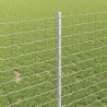 Ogrodzenie z słupkiem Srebrny 1 x 10 m Stal