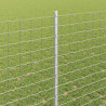 Ogrodzenie z słupkiem Srebrny 1,4 x 10 m Stal