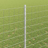 Ogrodzenie z słupkiem Srebrny 1,4 x 10 m Stal
