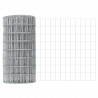 Ogrodzenie z słupkiem Srebrny 0,8 x 10 m Stal