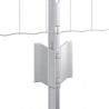 Ogrodzenie z słupkiem Srebrny 0,8 x 10 m Stal