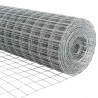 Ogrodzenie z słupkiem Srebrny 0,8 x 10 m Stal