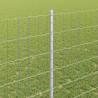 Ogrodzenie z słupkiem Srebrny 1,4 x 10 m Stal