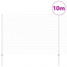 Ogrodzenie z słupkiem Srebrny 1,5 x 10 m Stal