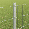 Ogrodzenie z słupkiem Srebrny 1,2 x 25 m Stal
