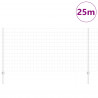 Ogrodzenie z słupkiem Srebrny 1,2 x 25 m Stal
