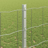 Ogrodzenie z słupkiem Srebrny 1,2 x 25 m Stal
