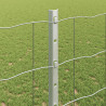 Ogrodzenie z słupkiem Srebrny 1,2 x 25 m Stal