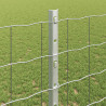 Ogrodzenie z słupkiem Srebrny 1,2 x 25 m Stal